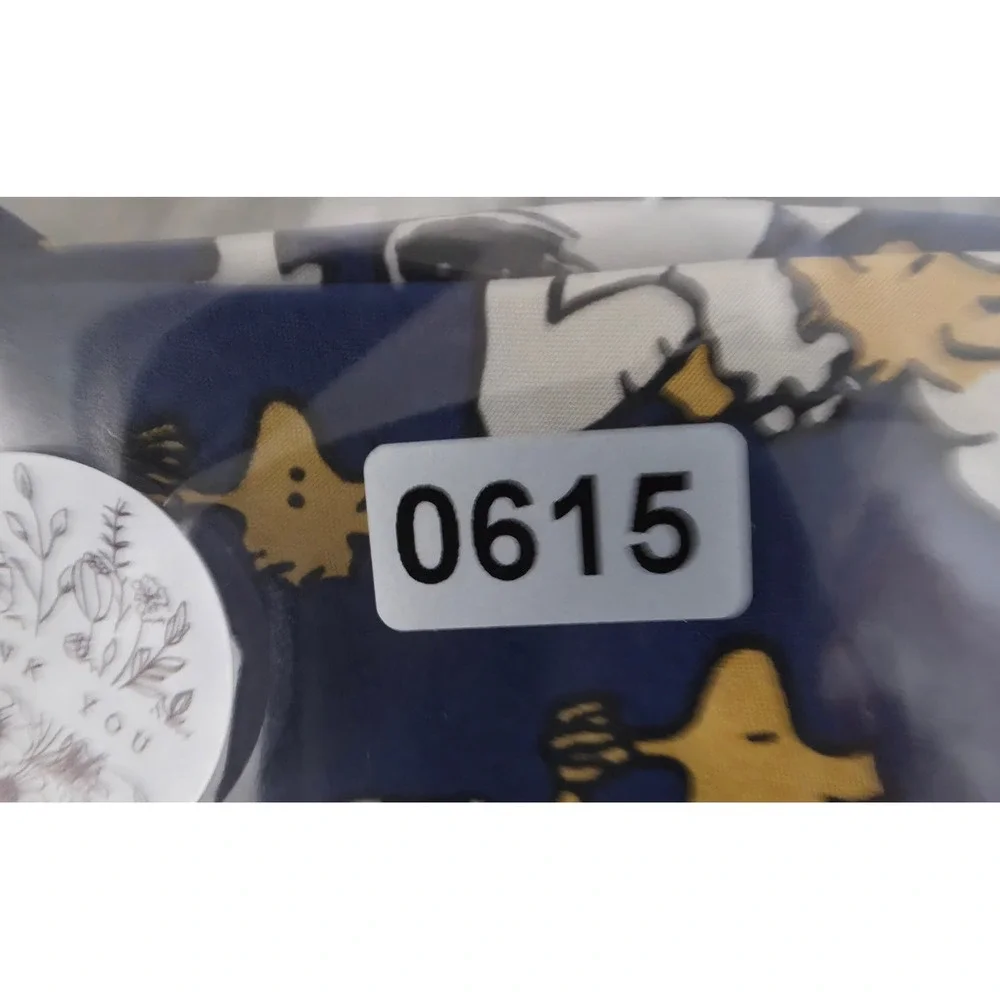 Peanuts Snoopy Woodstock Tie Men One Size Blue Polyester Vintage Novelty Necktie
